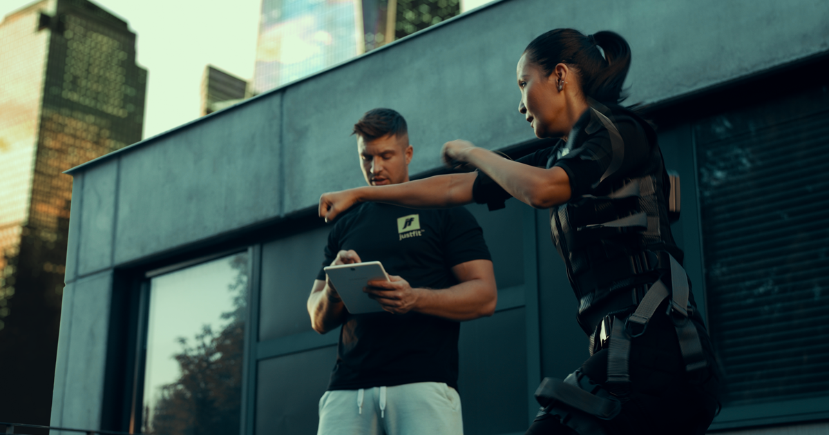 Justfit Pirato, professzionális hordozható EMS szett